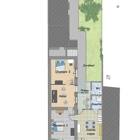 Petite Maison Et Son Jardinet Feriehus