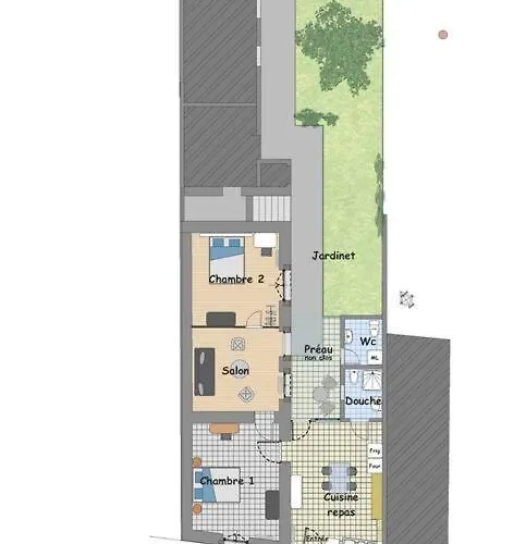 Petite Maison Et Son Jardinet Сasa de vacaciones